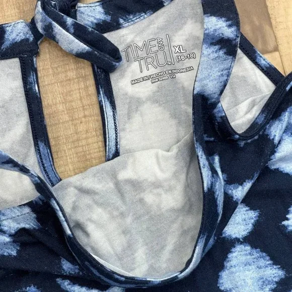 NWT Time and Tru Women's Printed Halter Dress, - Picture 2 of 8